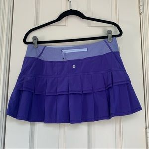 Size 8 purple lululemon pacesetter skirt!!